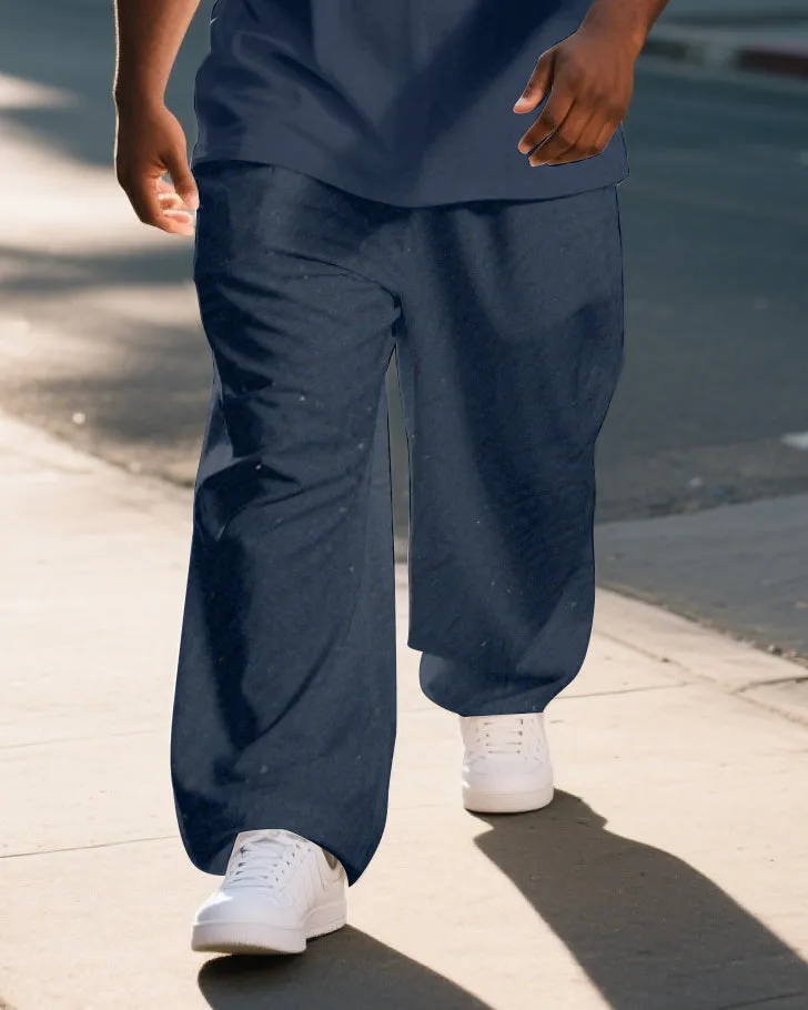 Men's Big & Tall America Theme Simple MAGA Printed Outdoor Short Sleeve T-shirt Pants Set sold by Biggmans product image thumbnail 3