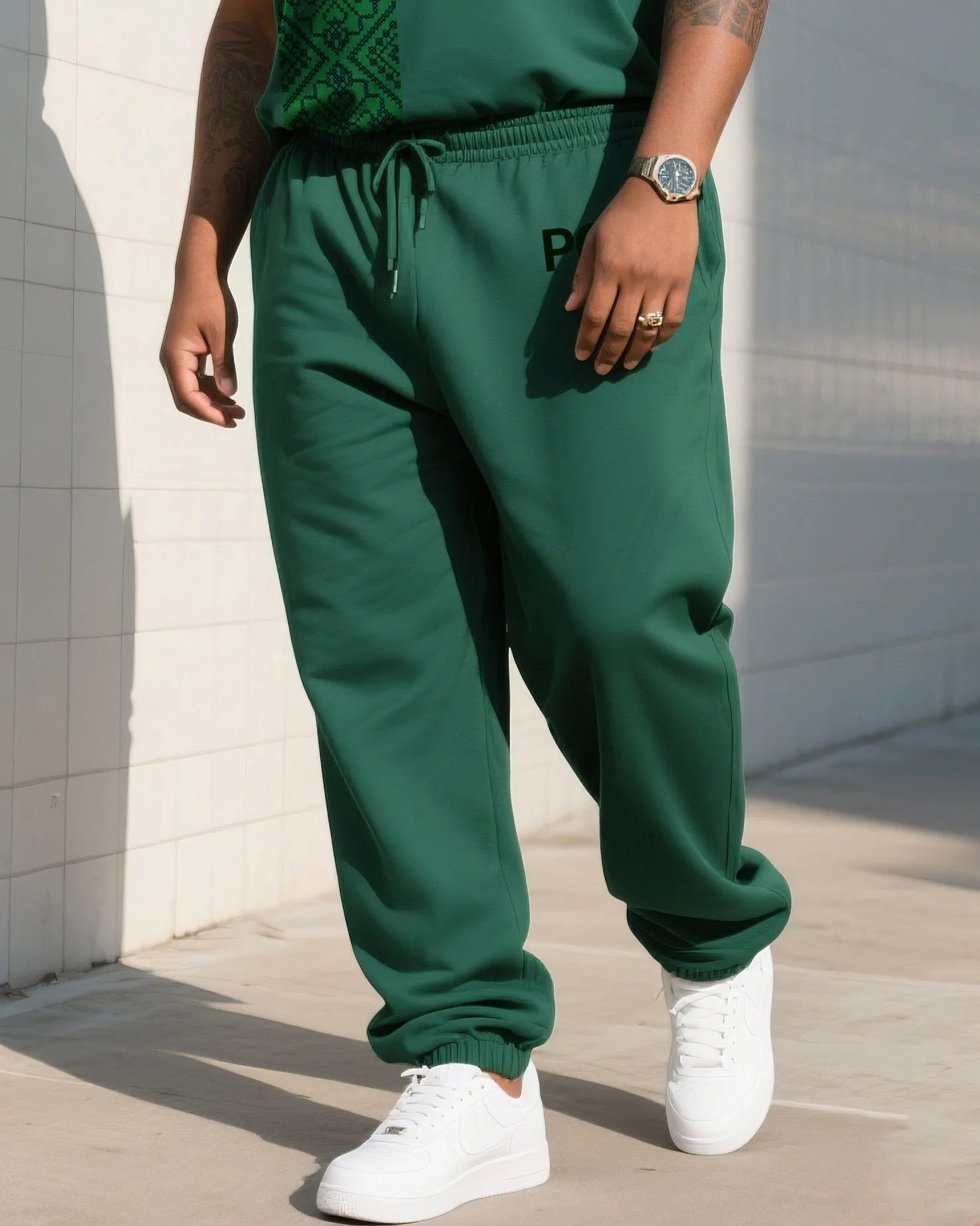 Big Boy's Daily Casual Simple Printed Striped Short Sleeve Trousers Suit sold by Biggmans product image thumbnail 3