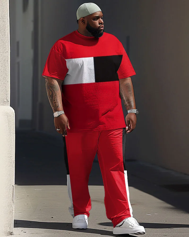 Street Vitality Colorblock Print Large Men's Suit sold by Biggmans