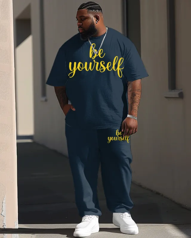 Men's Large Casual Make Your Own Theme Printed T-Shirt Trousers Suit sold by Biggmans