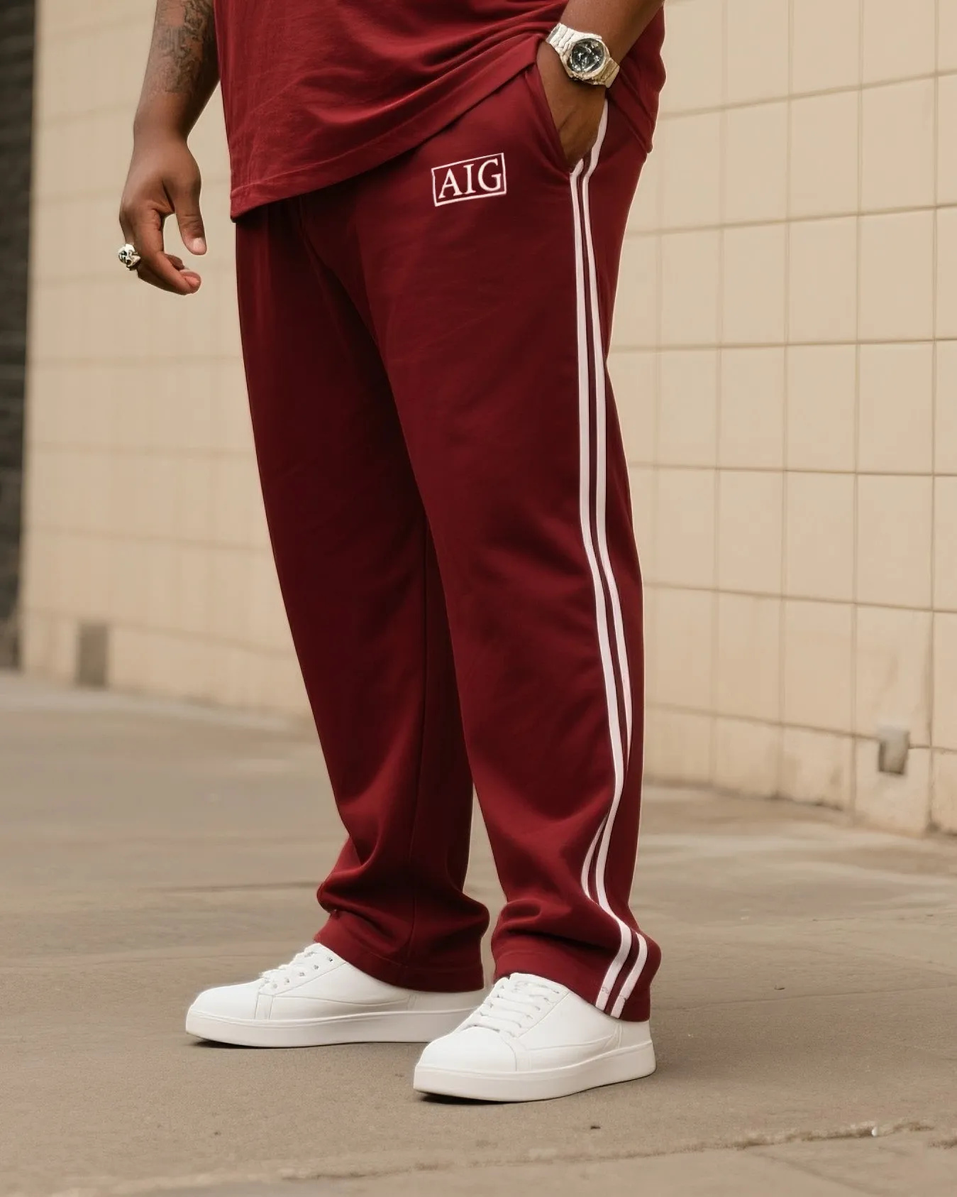 Big Boy Casual Sports Football Style FC Barcelona Striped Crewneck Short Sleeve T-Shirt Trousers sold by Biggmans product image thumbnail 3