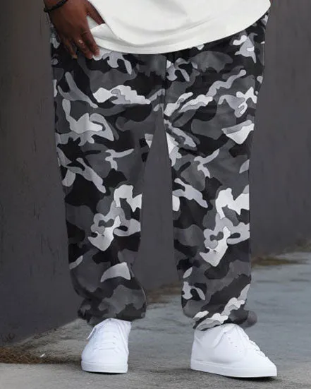 Men's Large Color Splash Rabbit Street Hip-Hop Casual Two-piece Set sold by Biggmans product image thumbnail 3