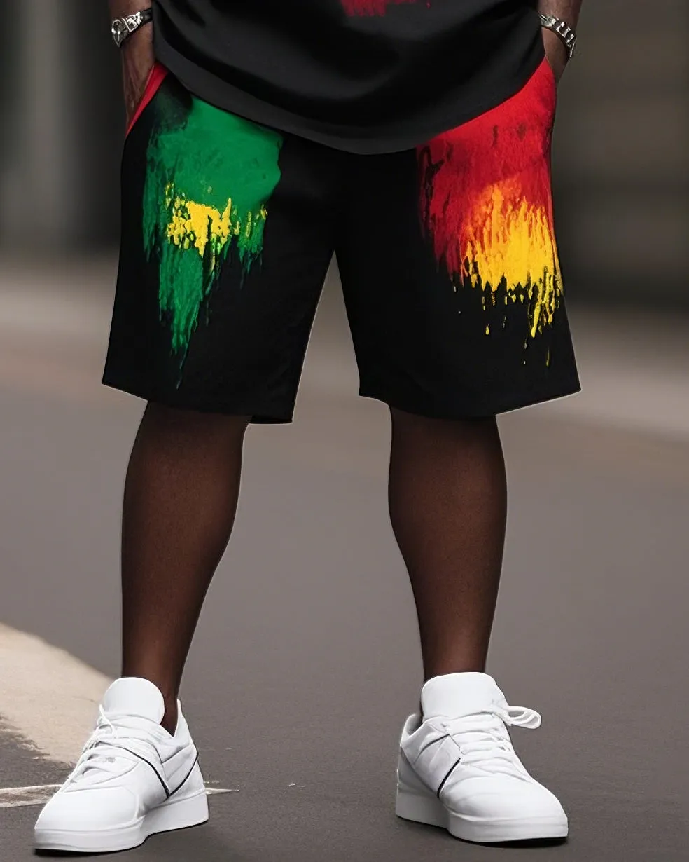 Plus Size Boys June Day Personalized Graffiti T-Shirt Shorts Suit sold by Biggmans product image thumbnail 3