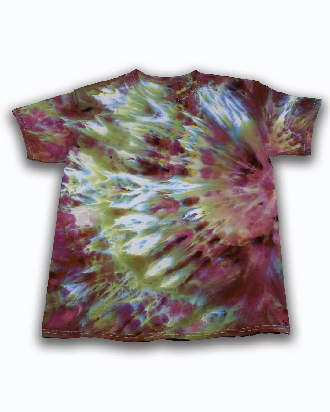 Men's Plus Size Warrior King Ice Dye Tie-Dye Round Neck T-Shirt Shorts Suit sold by Biggmans product image thumbnail 5