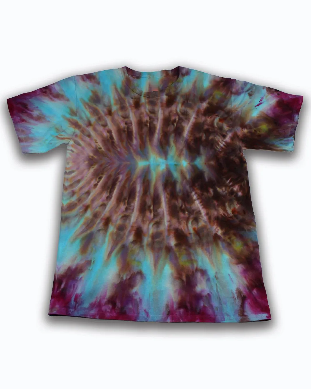 Men's Plus Size Rich Razzin Rolled Ice Dye Tie-Dye Crewneck T-Shirt Shorts Suit sold by Biggmans product image thumbnail 5