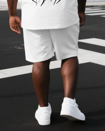 Mutation Made Me Magical Big & Tall Men's Skull Bee Print Short Sleeve T-shirt Casual 2-Piece Set sold by Biggmans product image thumbnail 3