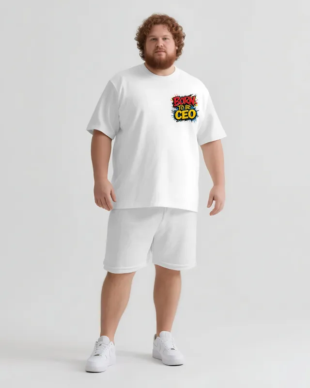 BORN TO BE CEO Slogan T-shirt Set sold by Biggmans