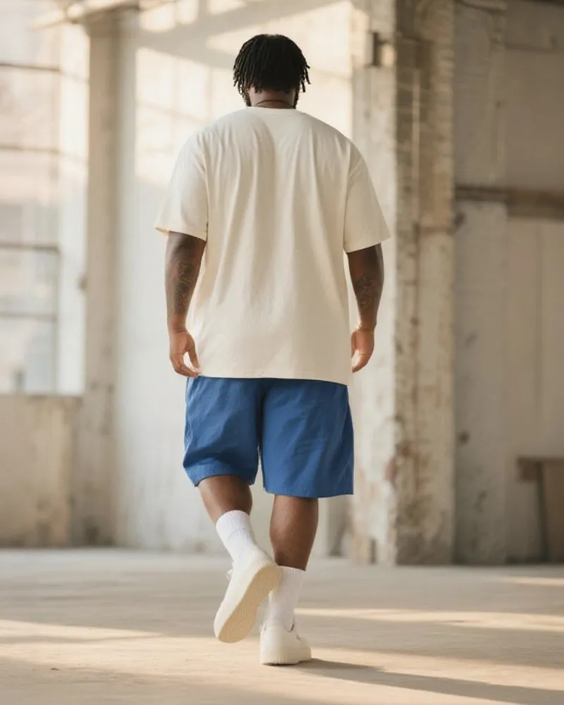 Big & Tall Men's Trippi Troppi Hand-Painted Printed Round Neck Short Sleeve T-Shirt Shorts Suit sold by Biggmans product image thumbnail 4