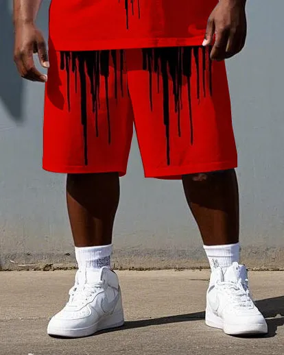 Real Ones Wear Bones Big & Tall Men's Bold Skull Print Short Sleeve T-shirt 2-Piece Summer Set sold by Biggmans product image thumbnail 3