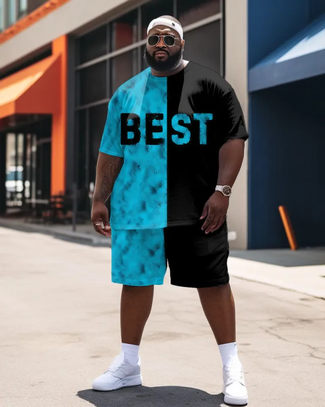 Best Letter Print Large Men's Suit sold by Biggmans