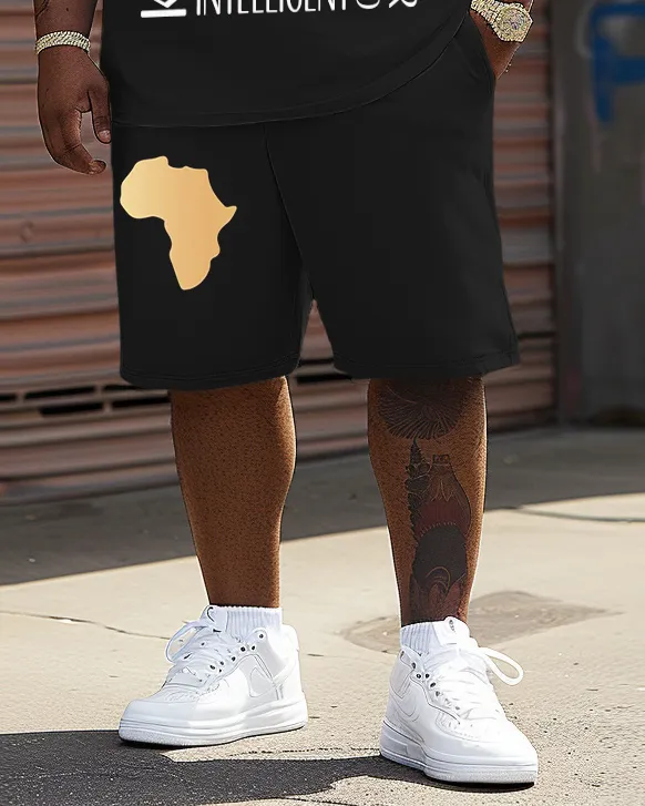 Men's Plus Size I Am A Black Man T-Shirt Shorts Suit sold by Biggmans product image thumbnail 3