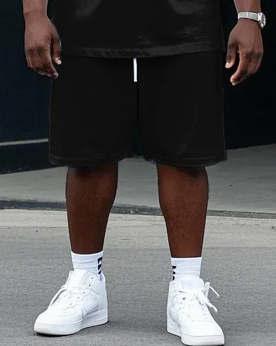 Men's Big and Tall GOD IS GOOD Letter Floral Printed Short Sleeve T-Shirt and Shorts Set sold by Biggmans product image thumbnail 3