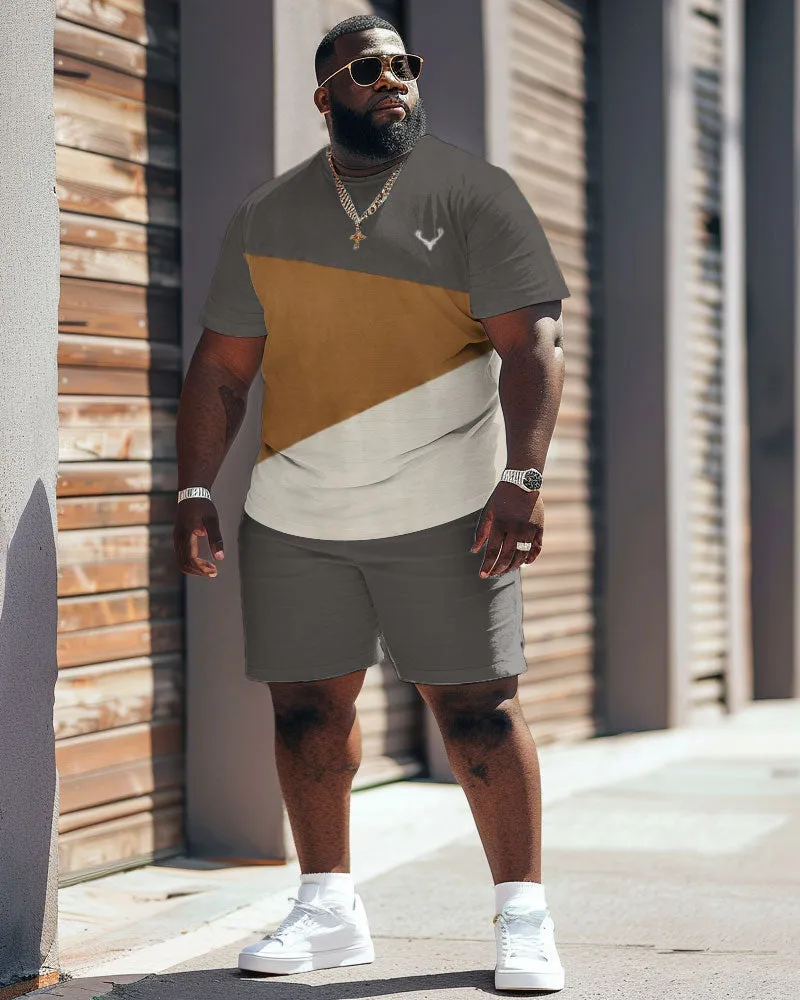 Street Casual Colorblock Printed Gray Large Men's Set sold by Biggmans product image thumbnail 2