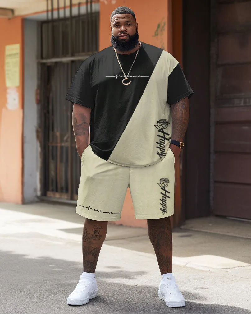 Street Casual Colorblock Rose Print Large Men's Set sold by Biggmans product image thumbnail 2