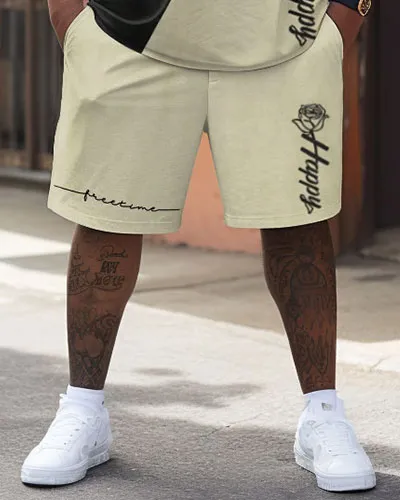 Street Casual Colorblock Rose Print Large Men's Set sold by Biggmans product image thumbnail 4