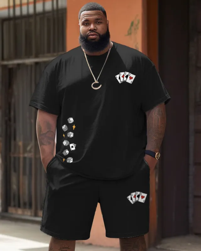 Street Casual Poker Dice Print Large Men's Set sold by Biggmans