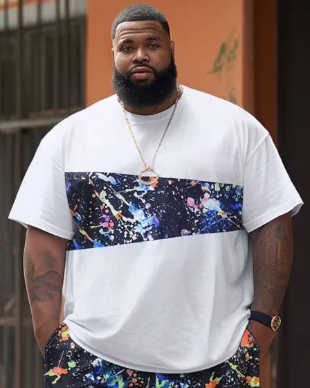 Street Cool Starry Sky Patchwork Printed Large Men's Set sold by Biggmans product image thumbnail 3