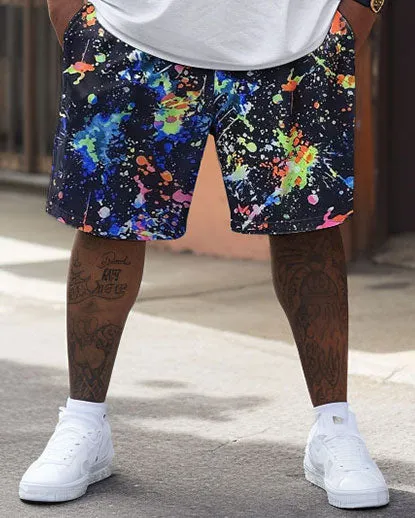 Street Cool Starry Sky Patchwork Printed Large Men's Set sold by Biggmans product image thumbnail 4