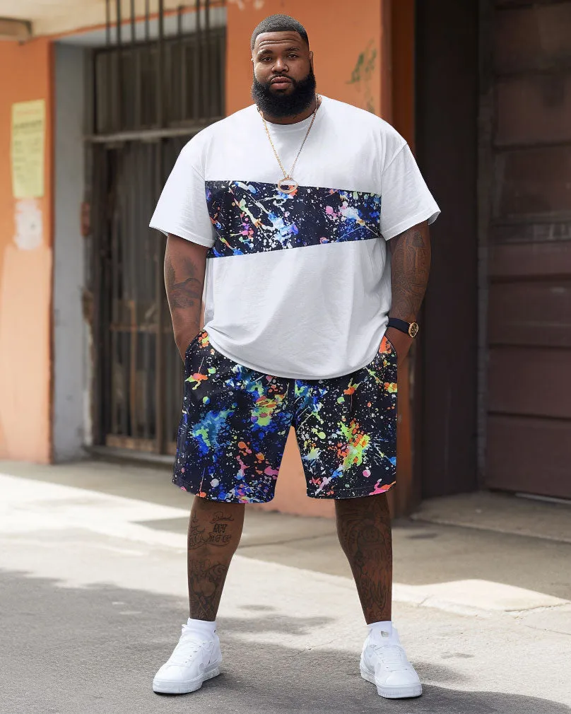 Street Cool Starry Sky Patchwork Printed Large Men's Set sold by Biggmans product image thumbnail 2