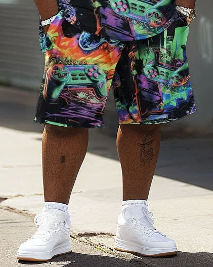 Street Style Colorful Game Printed Big Guy's Set sold by Biggmans product image thumbnail 4