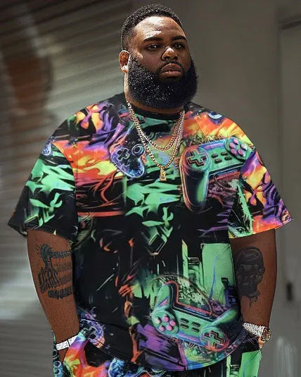 Street Style Colorful Game Printed Big Guy's Set sold by Biggmans product image thumbnail 3