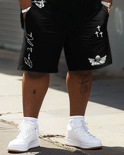 Street Casual Cross Faith Print Big Men's Set sold by Biggmans product image thumbnail 4