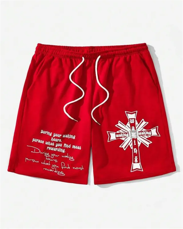 Men's Plus Size Sport Street Cross Shorts sold by Biggmans