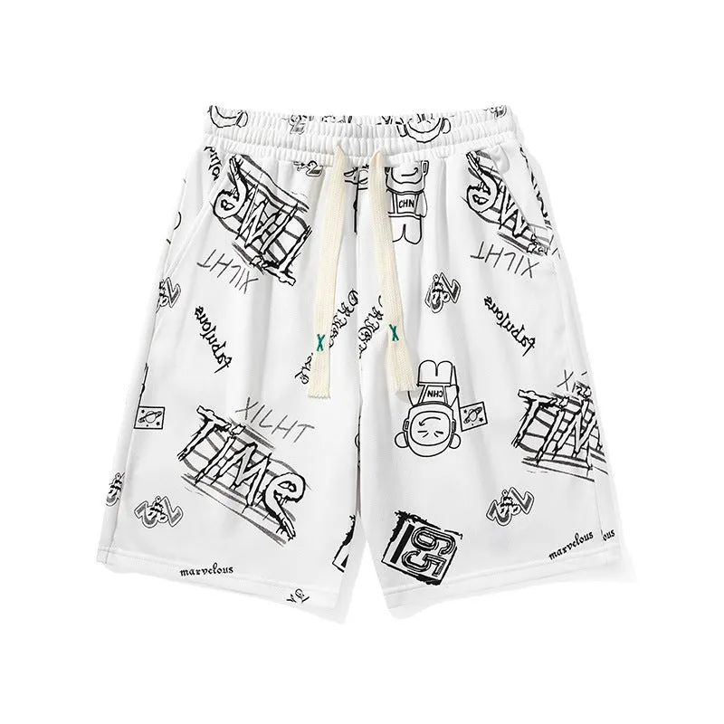 Plus Size Sports Street Style Shorts sold by Biggmans