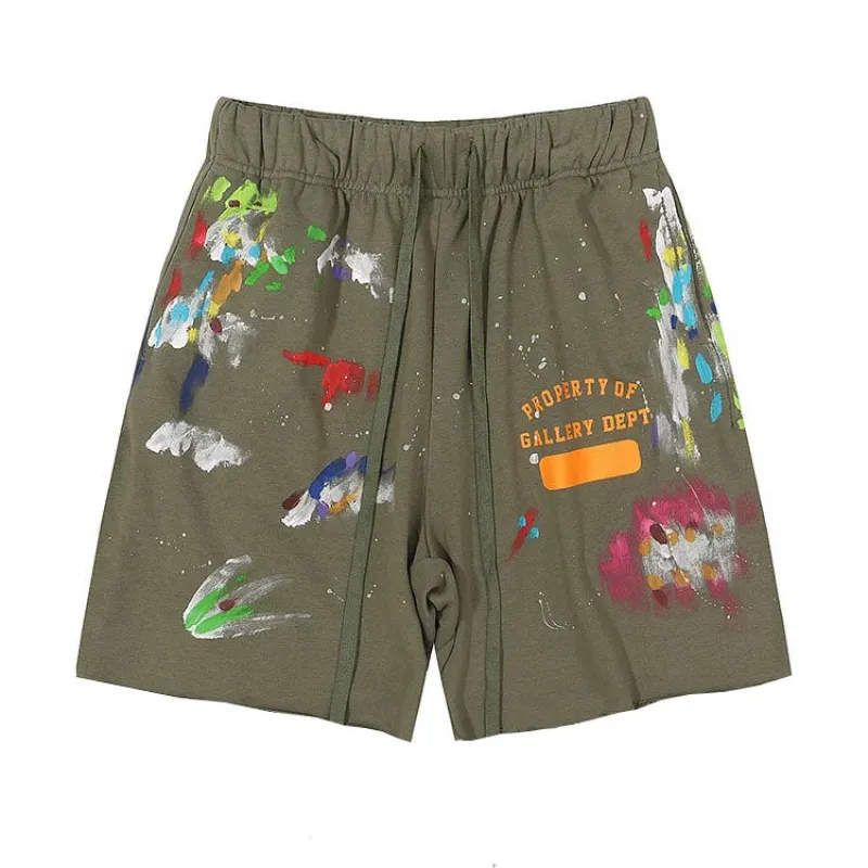 Big Men's Casual Splash Ink Print Athletic Shorts sold by Biggmans