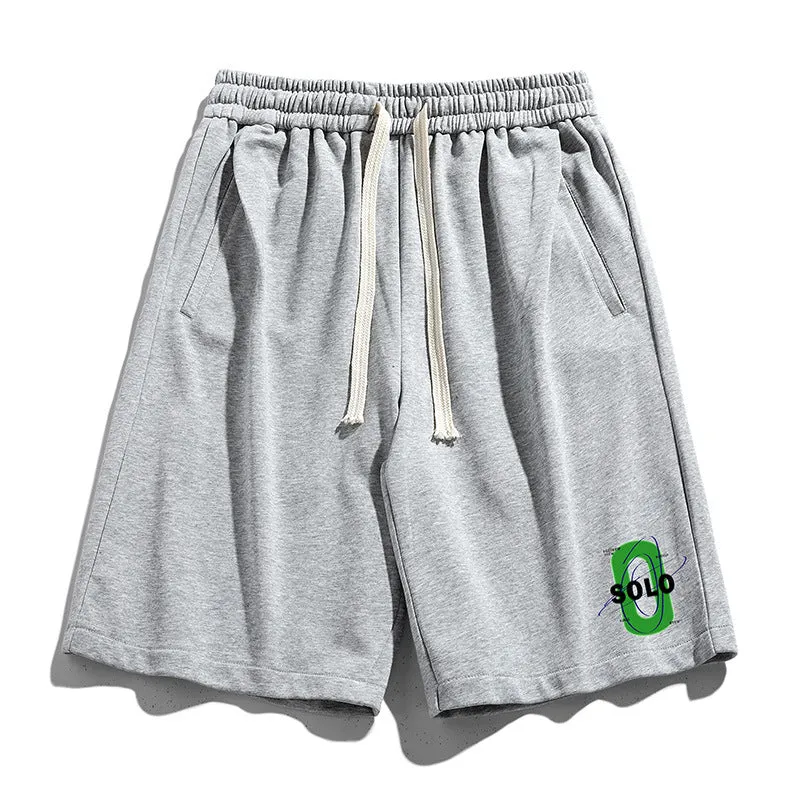 Big Men's Sports Street Style Casual SOLO Letter Shorts sold by Biggmans