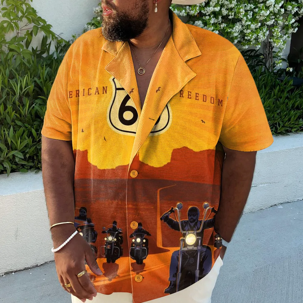 Men's Plus Size Hip Hop Vintage Element Shirt sold by Biggmans