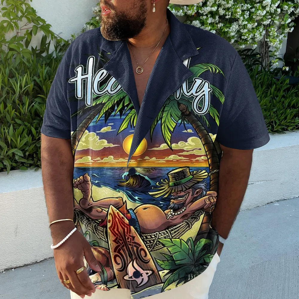 Men's Plus Size Hip Hop Vintage Element Shirt sold by Biggmans product image thumbnail 2
