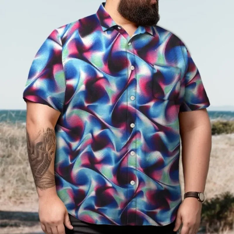 Plus Size Beach Vacation Style Men's Shirts sold by Biggmans