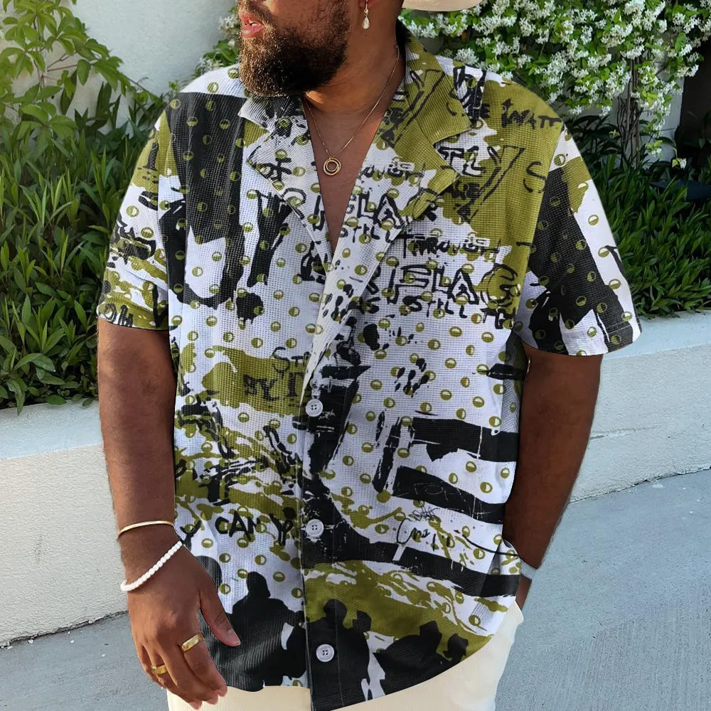Vintage Men's Plus Size Hip-Hop Element Shirt sold by Biggmans product image thumbnail 2