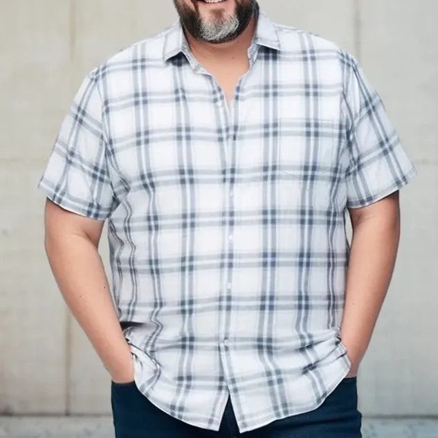 Plus Size Beach Vacation Style Men's Shirts sold by Biggmans