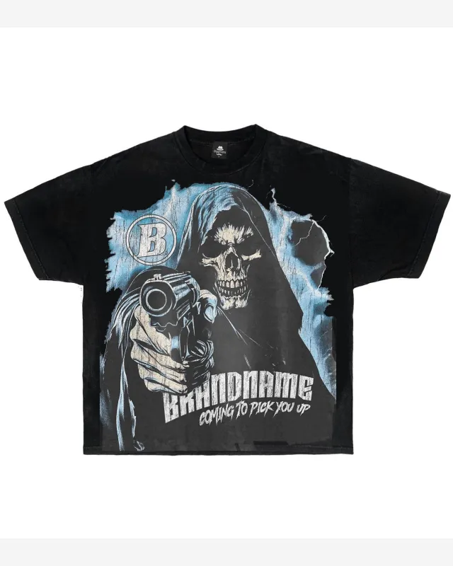 Plus Size Men's Essential Skull Trendy T-Shirt sold by Biggmans
