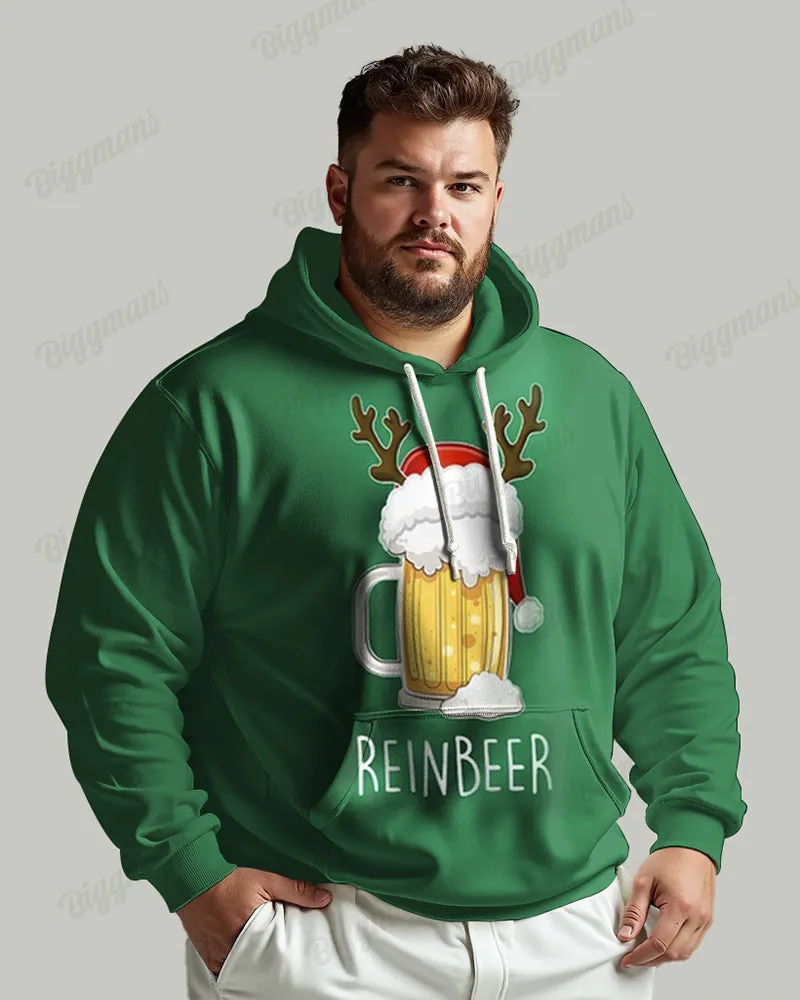 Couple Big & Tall Fashion Casual Christmas Special Print Hoodie Set sold by Biggmans product image thumbnail 4