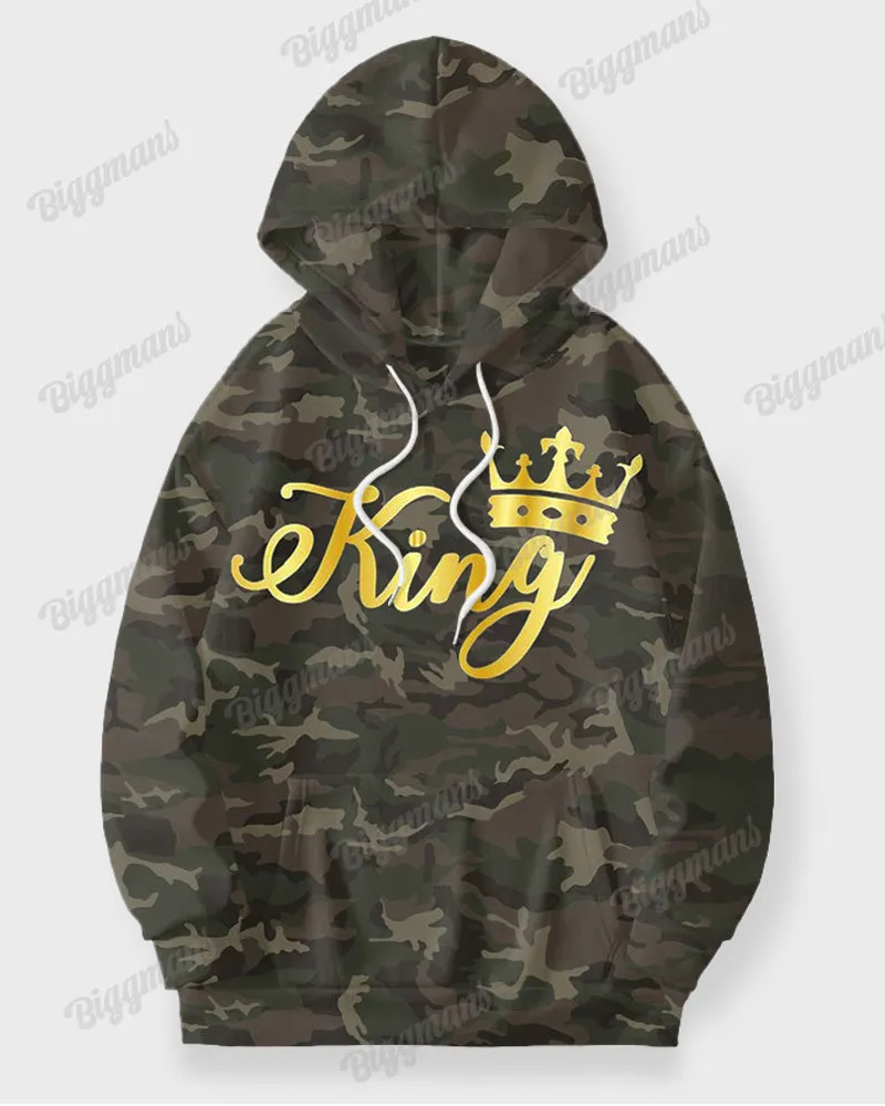 Couple's Big & Tall Casual Retro Queen/King Camouflage Hoodie Set sold by Biggmans product image thumbnail 5