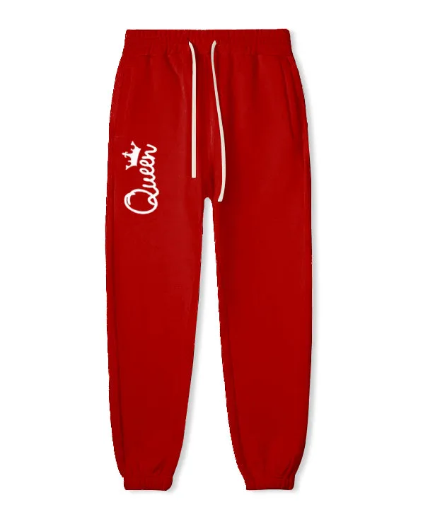 Couple Big Casual Outfit Red King and Queen Hoodie Set sold by Biggmans product image thumbnail 4