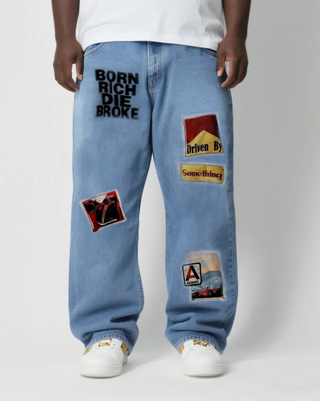 Big & Tall Men's DOG Ambro Denim Trousers sold by Biggmans