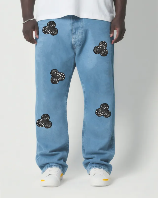 Big & Tall Men's Fashion Street Wash Denim Pants sold by Biggmans