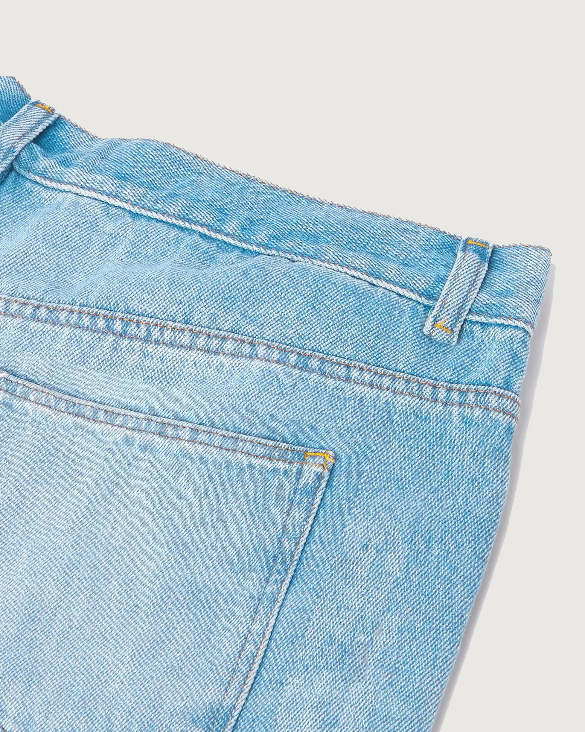 Big & Tall Men's Street Fashion Trend Personality Skull Print Denim Pants. Solid Front sold by Biggmans product image thumbnail 3