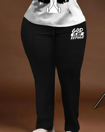 Women's Plus Size Afro Girl Bless Hoodie Set sold by Biggmans product image thumbnail 3