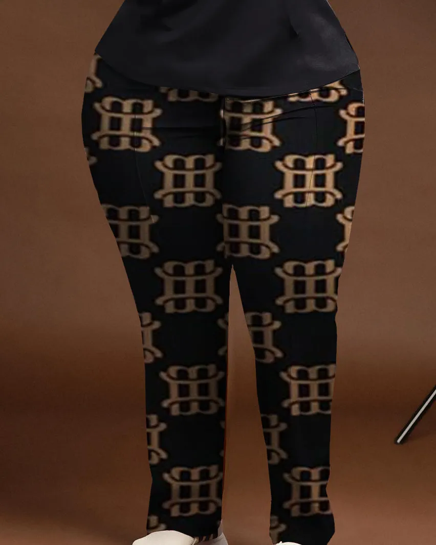 Women's Plus Size Nope Not Today Hoodie Set sold by Biggmans product image thumbnail 3