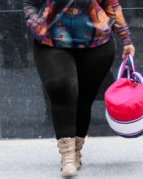 Women's Plus Size Butterfly Curly Women Hoodie Set sold by Biggmans product image thumbnail 3