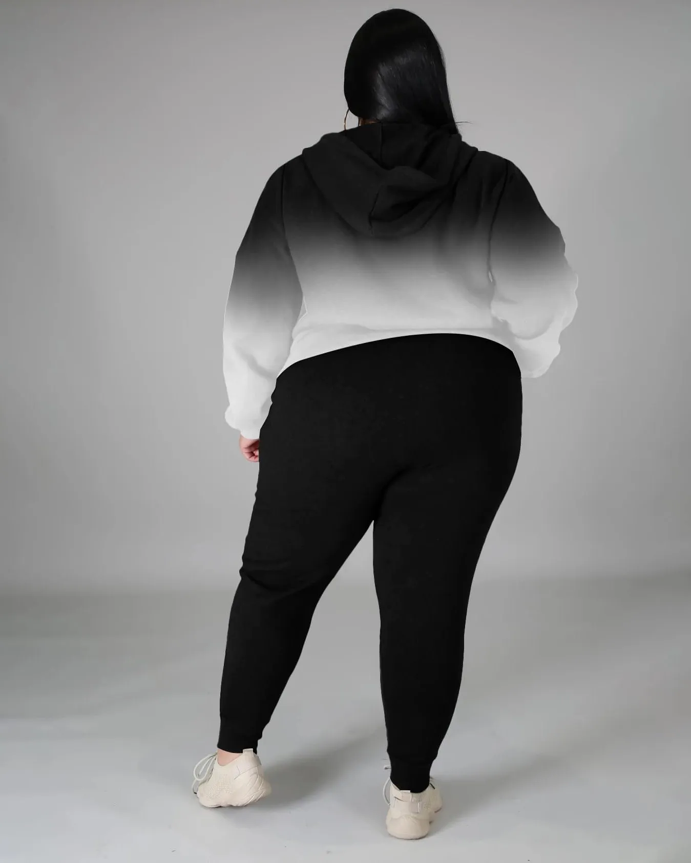 Women's Plus Size Gradient Color Hoodie Set sold by Biggmans product image thumbnail 5