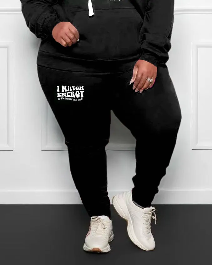 Women's Big & Tall I Match Energy Hoodie Set | Biggmans sold by Biggmans product image thumbnail 3