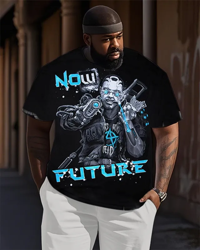Big Shit Cyberpunk Print Top T-Shirt sold by Biggmans