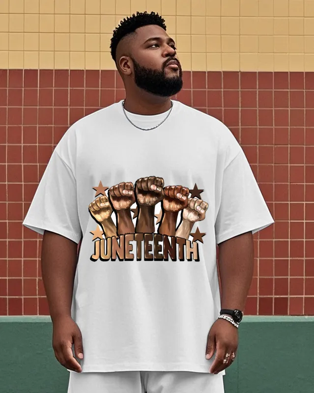 Men's Plus Size Six Black Historic T-Shirt sold by Biggmans