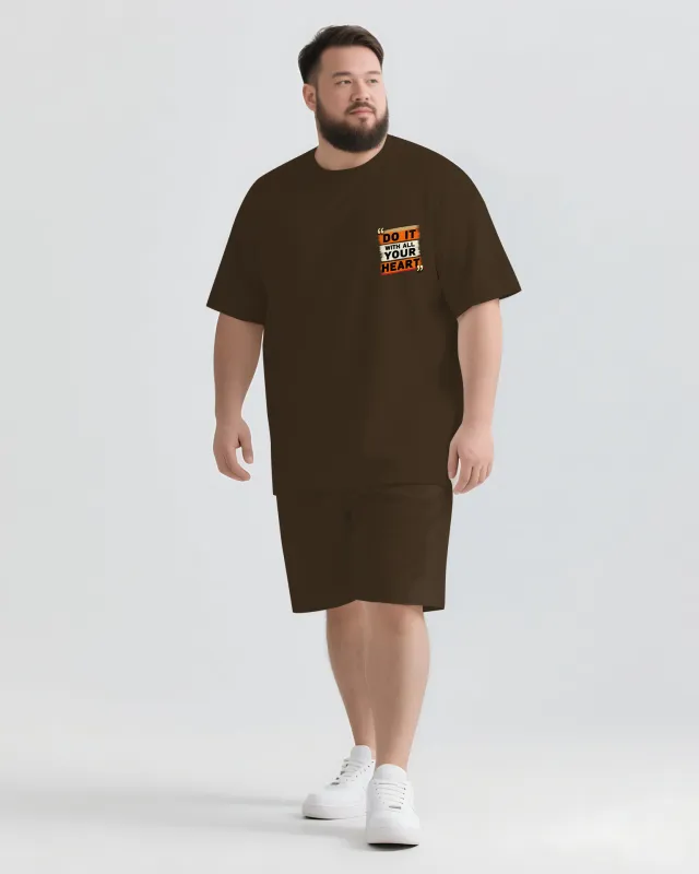 Do It with All Your Heart 2-Piece T-shirt Set sold by Biggmans